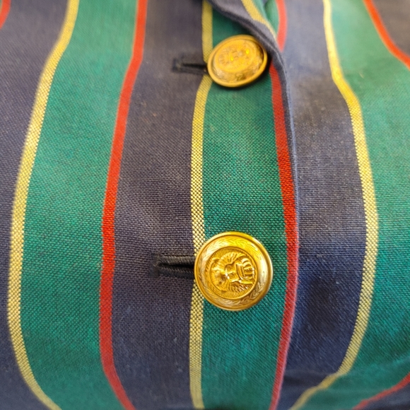 Fun, vintage, and cute striped short suit Charter Club 10 - Picture 5 of 13